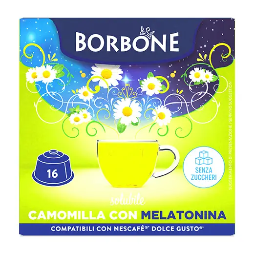 Caffè Borbone – Thé camomille – Capsules Dolce Gusto®