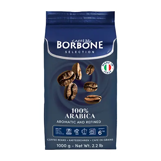 Caffè Borbone – 100% Arabica – Café en grains 1 kg