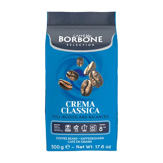 Caffè Borbone – Crema Classica – Café en grains 500 g