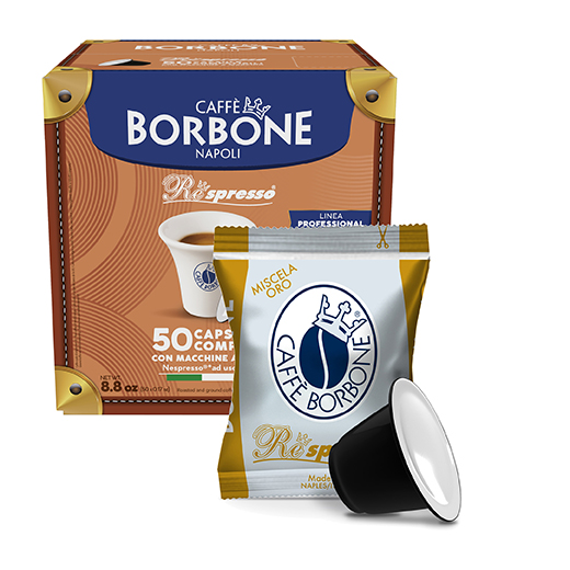 Caffè Borbone – Oro – Capsules Nespresso® (50)